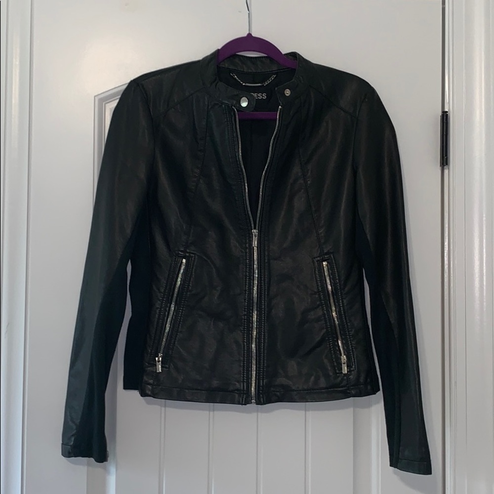Express Faux Leather Moto Jacket